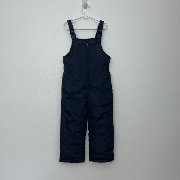 Osh Kosh B’gosh Kids Black Snow Bib sz 5-6 - Picture 2 of 9